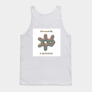 Powered By Caffeine with Caffeine Molecule Tank Top